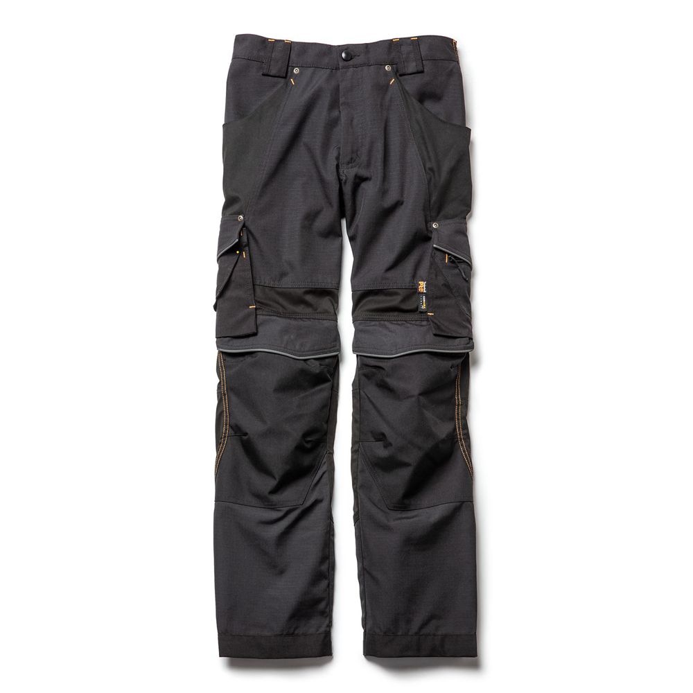 Pantaloni Timberland Barbati Negrii - Pro® Interax Work - Romania - EZNMFV248